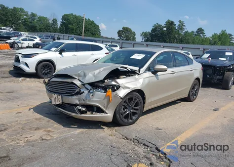 2018 Ford Fusion Se из США, поврежденный, VIN 3FA6P0HD5JR228905
